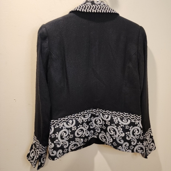 Coldwater Creek Black Business Casual Blazer size 10 - Picture 3 of 13